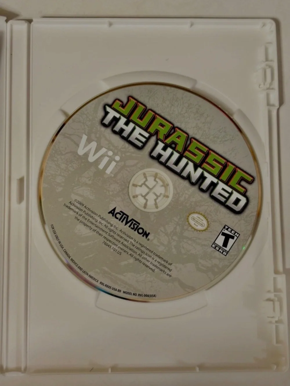 Jurassic: The Hunted Nintendo Wii 2009 Complete in Box with Manual Tested Works